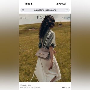 Polene Numéro Sept Taupe Bag